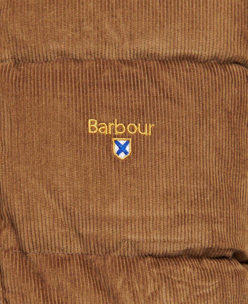 Barbour Vesti - Cord Baffle Gilet - Beige