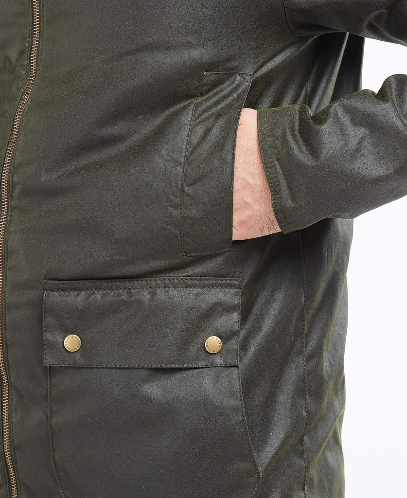 Barbour Vaxjakki - Hooded Domus - Fern/Dress