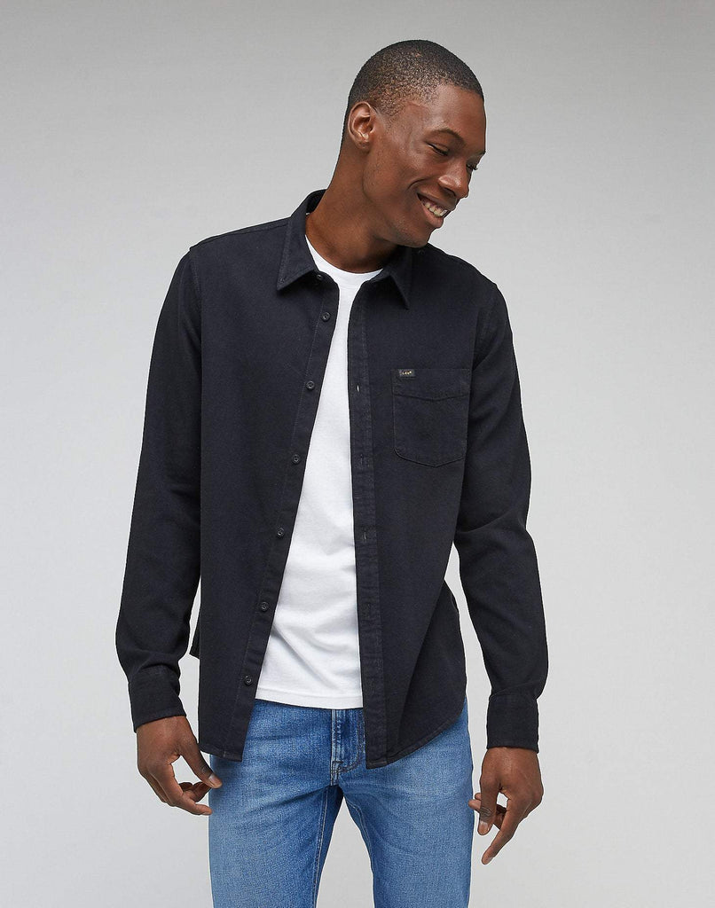 Lee Gallaskyrta - Button Down - Black