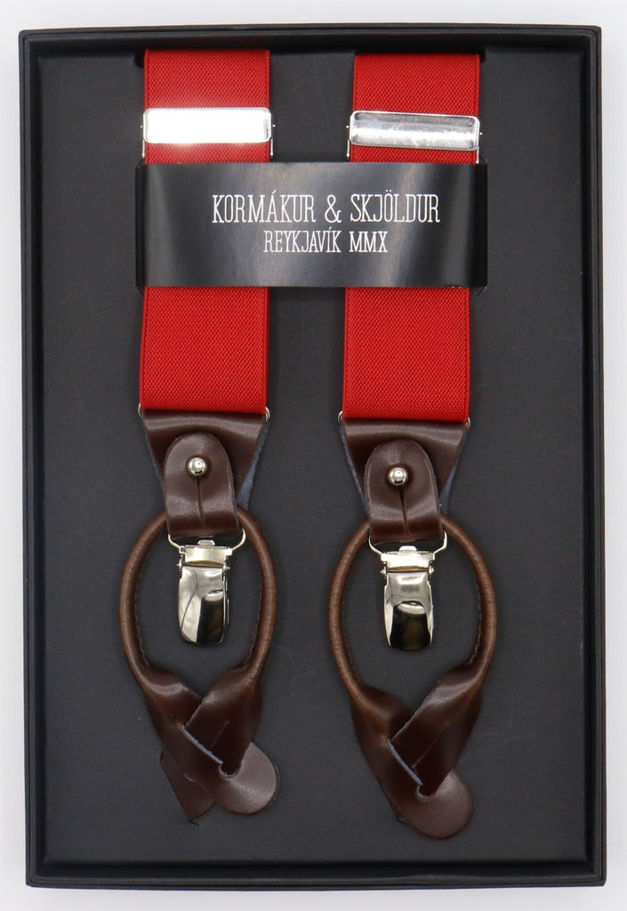 K&S Axlabönd Rauð