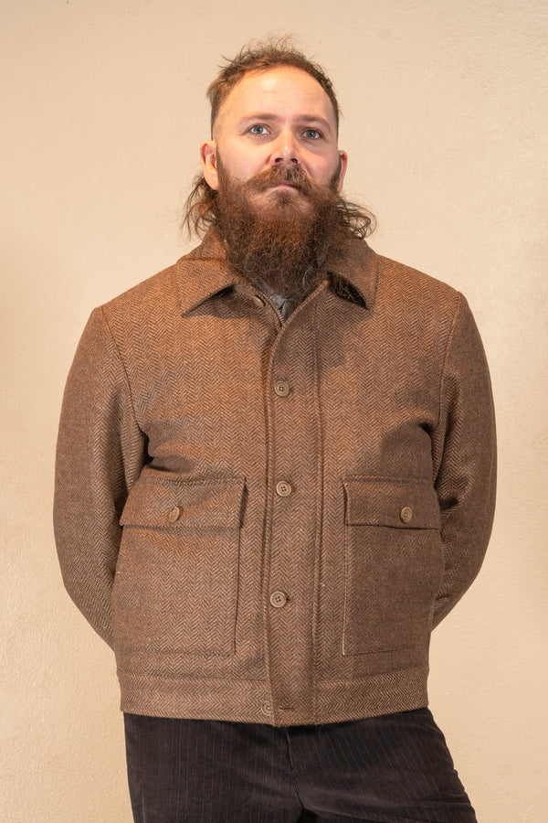 K&S Jakki Herman Kvika Mittisjakki íslenskt vaðmál Icelandic Tweed