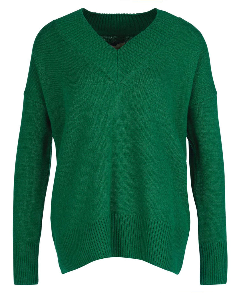 Barbour Dömupeysa - Germaine Knit - Glade Green