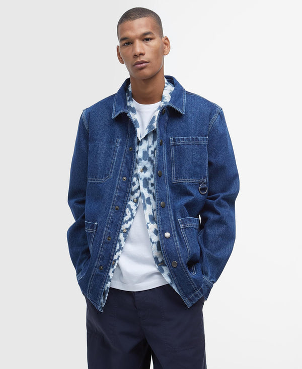 Barbour Yfirskyrta Denim Grindle
