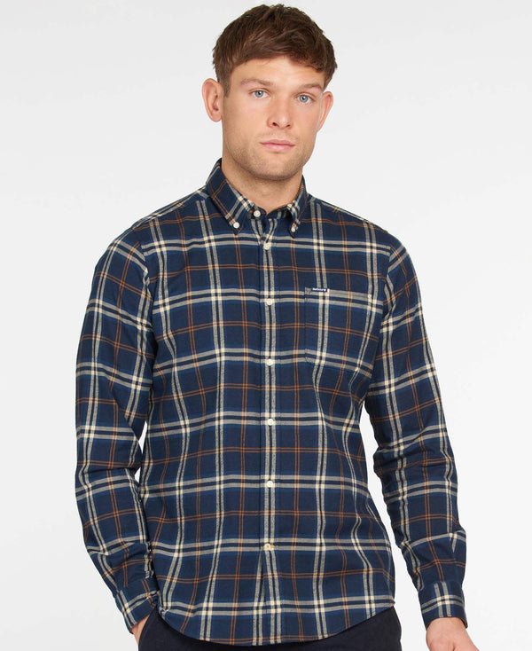 Barbour Skyrta - Crossfell TF - Blue