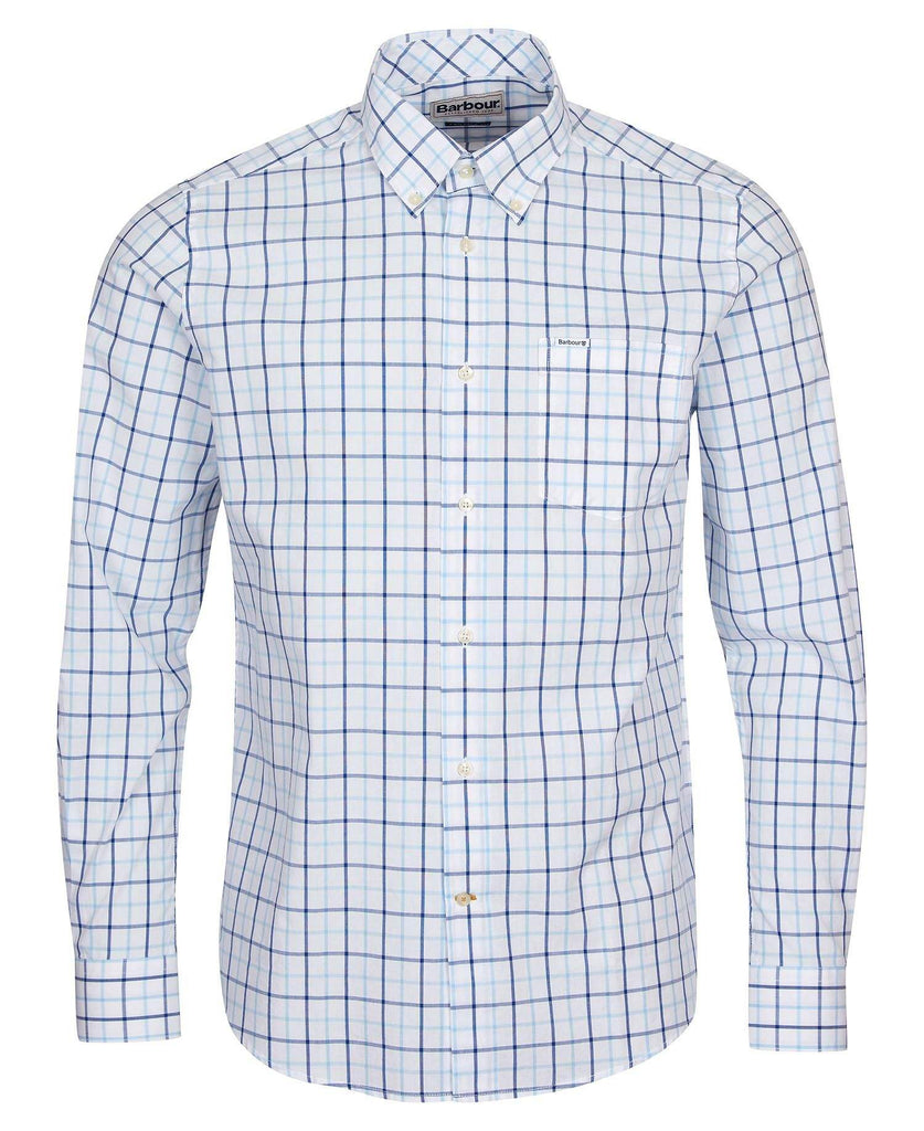 Barbour Skyrta Bradwell Blue