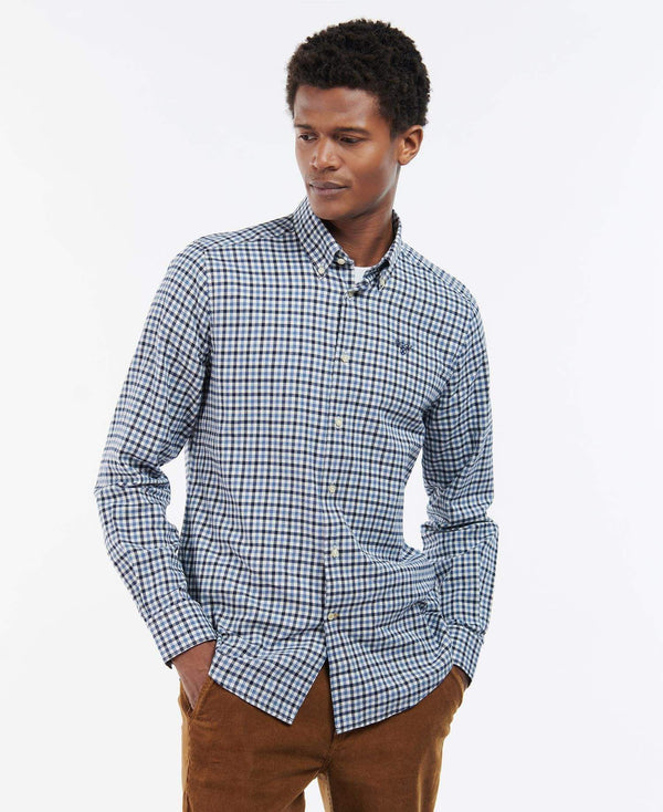 Barbour Skyrta - Finkle Tailored - Navy