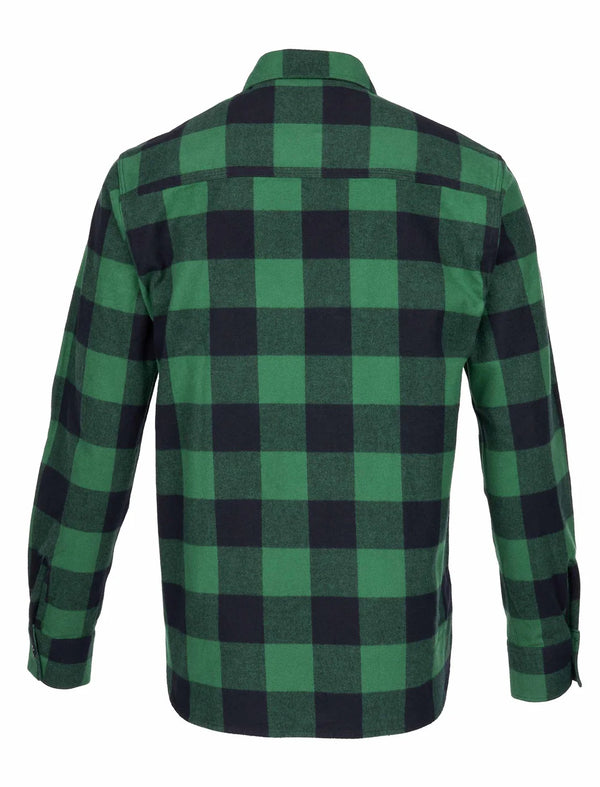 Pike Skyrta Buffalo Green Flannel
