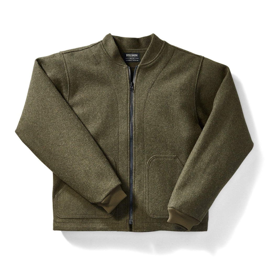 Filson Peysa/Fóður - Wool Jacket Liner - Forest Green