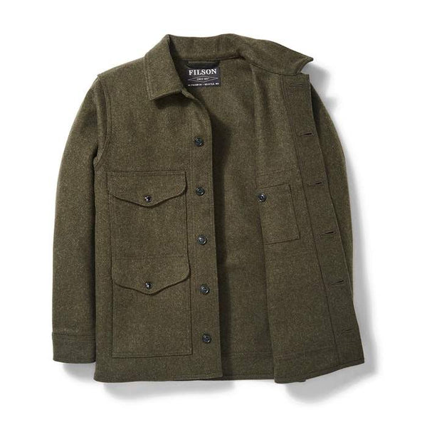 Filson Jakki - Mackinaw Cruiser - Forest Green - Herrafataverzlun Kormáks & Skjaldar