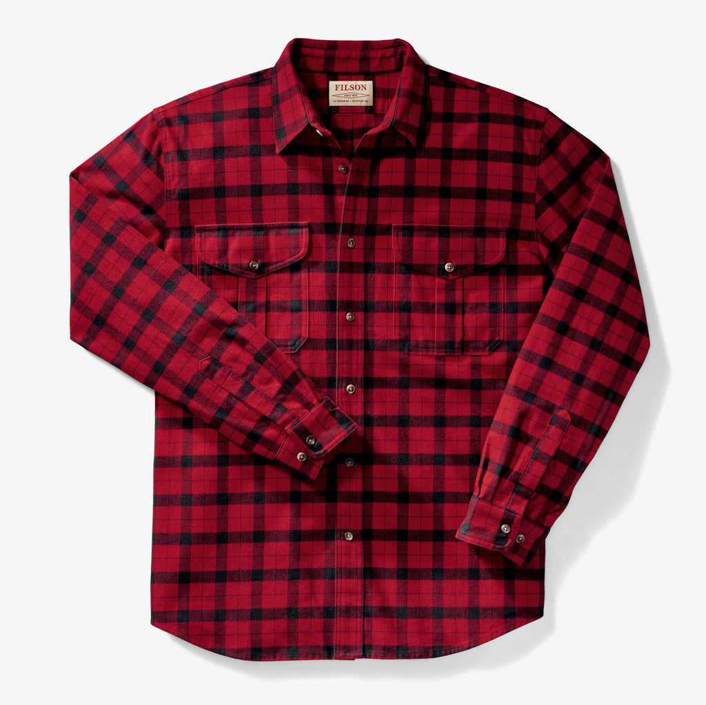 Filson Skyrta - Alaskan Guide Shirt - Red/Black