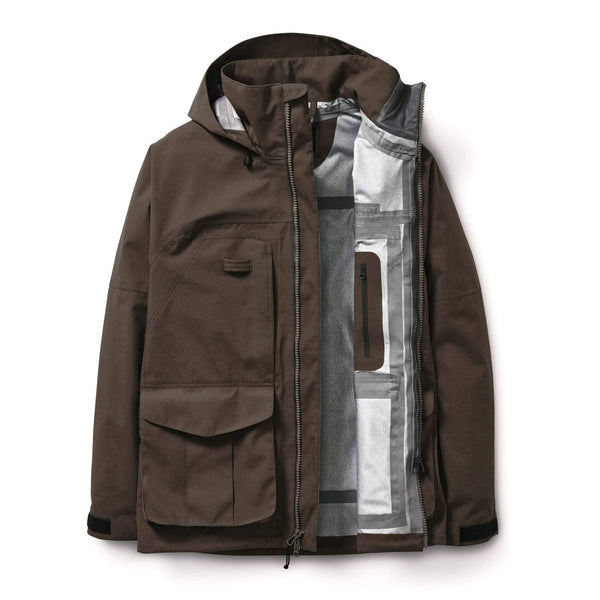 Filson Jakki - 3-Layer Field Jacket - Brown Jakkar- Herrafataverslun Kormáks & Skjaldar