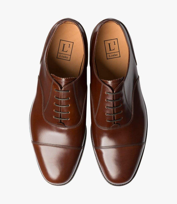 Loake Leðurskór - 200ch - Brown - Herrafataverzlun Kormáks & Skjaldar