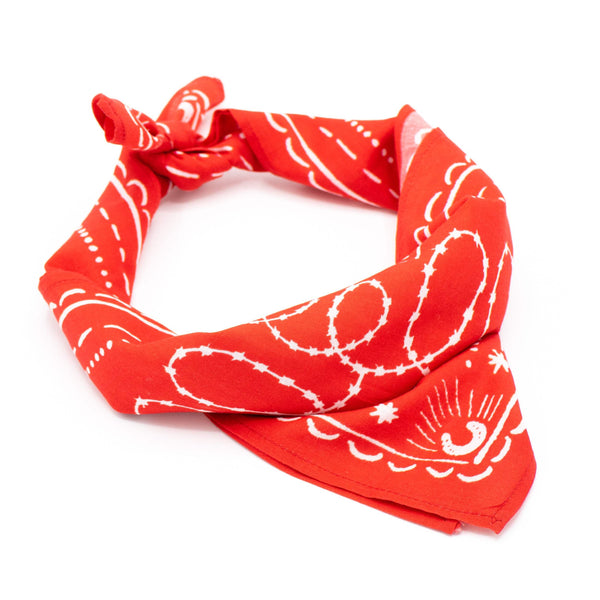 K&S Hálsklútur Bandana Rauður