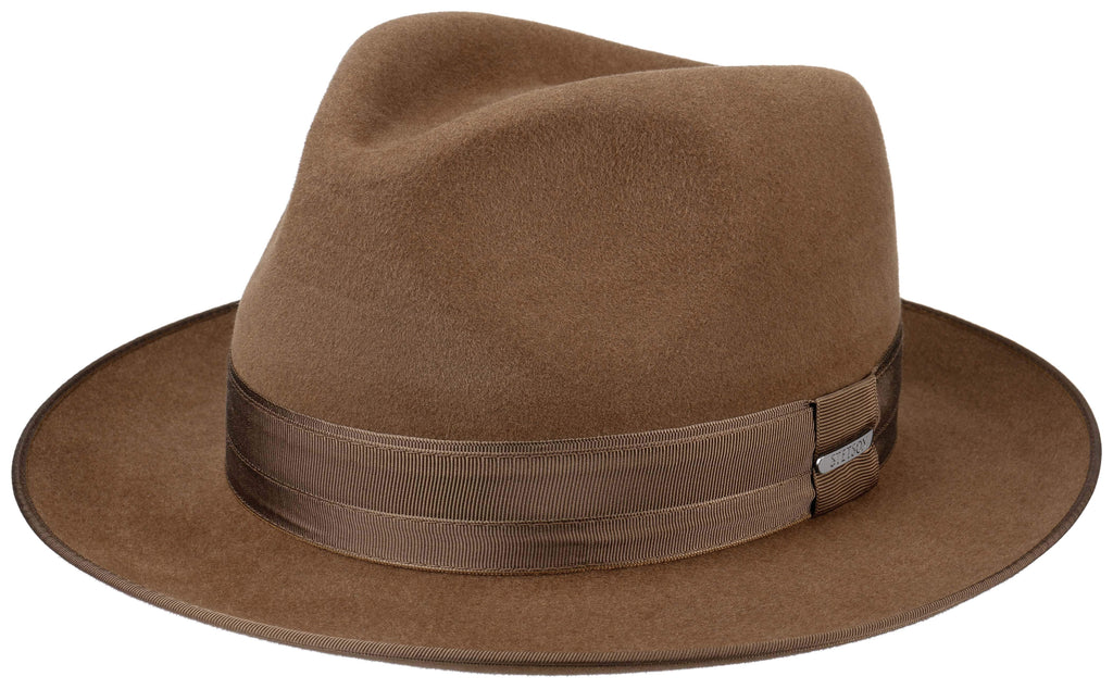 Stetson Hattur - 2118214 79 - Fedora Furfelt Antilope