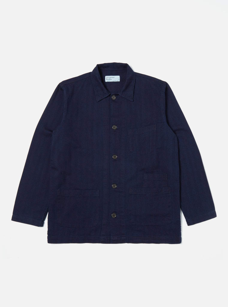 Universal Works Yfirskyrta - Bakers Overshirt - Indigo
