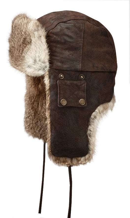 Stetson Húfa - Bomber Cap Pigskin/Rabbit 9217101-63 Húfur- Herrafataverslun Kormáks & Skjaldar