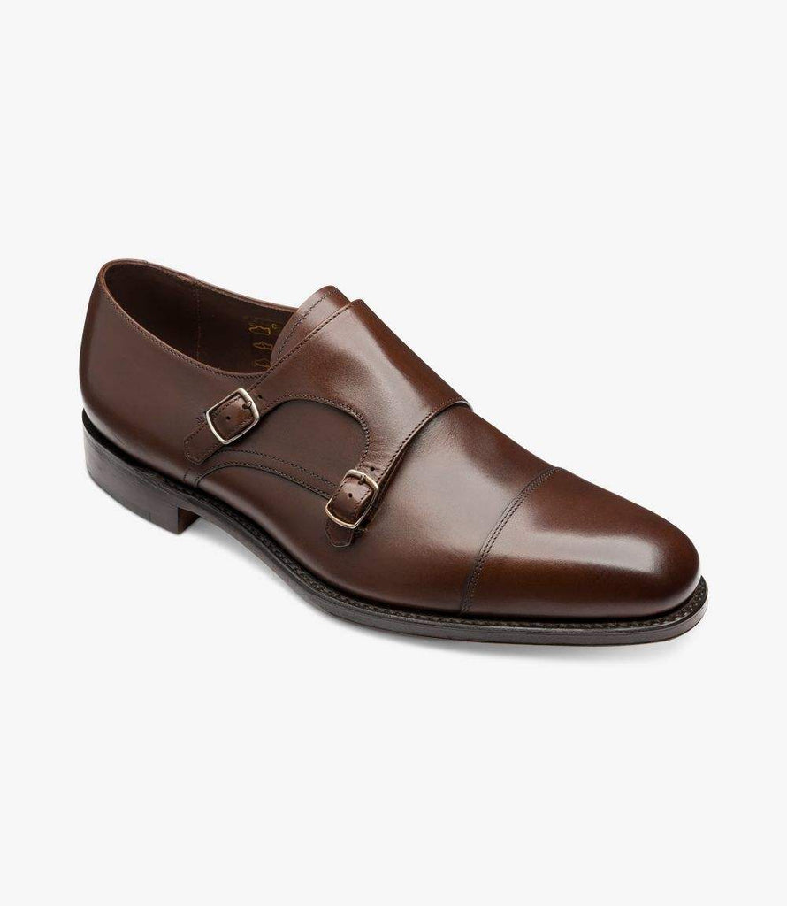 Loake Leðurskór - Cannon - Dark Brown - Herrafataverzlun Kormáks & Skjaldar