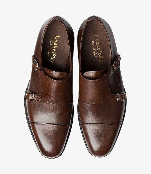 Loake Leðurskór - Cannon - Dark Brown - Herrafataverzlun Kormáks & Skjaldar