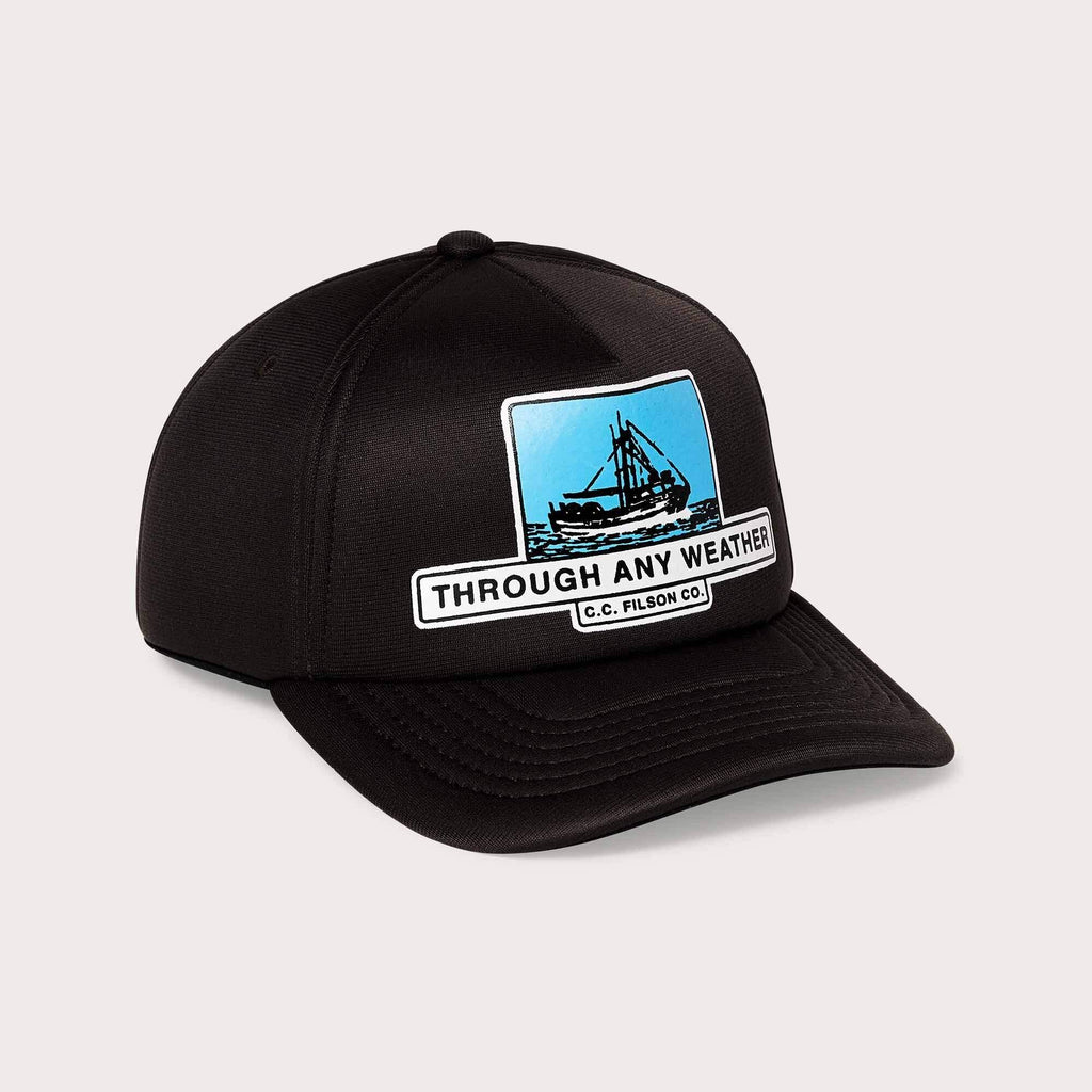 Filson Derhúfa - Harvester Cap - Dark Brown/ Fishing