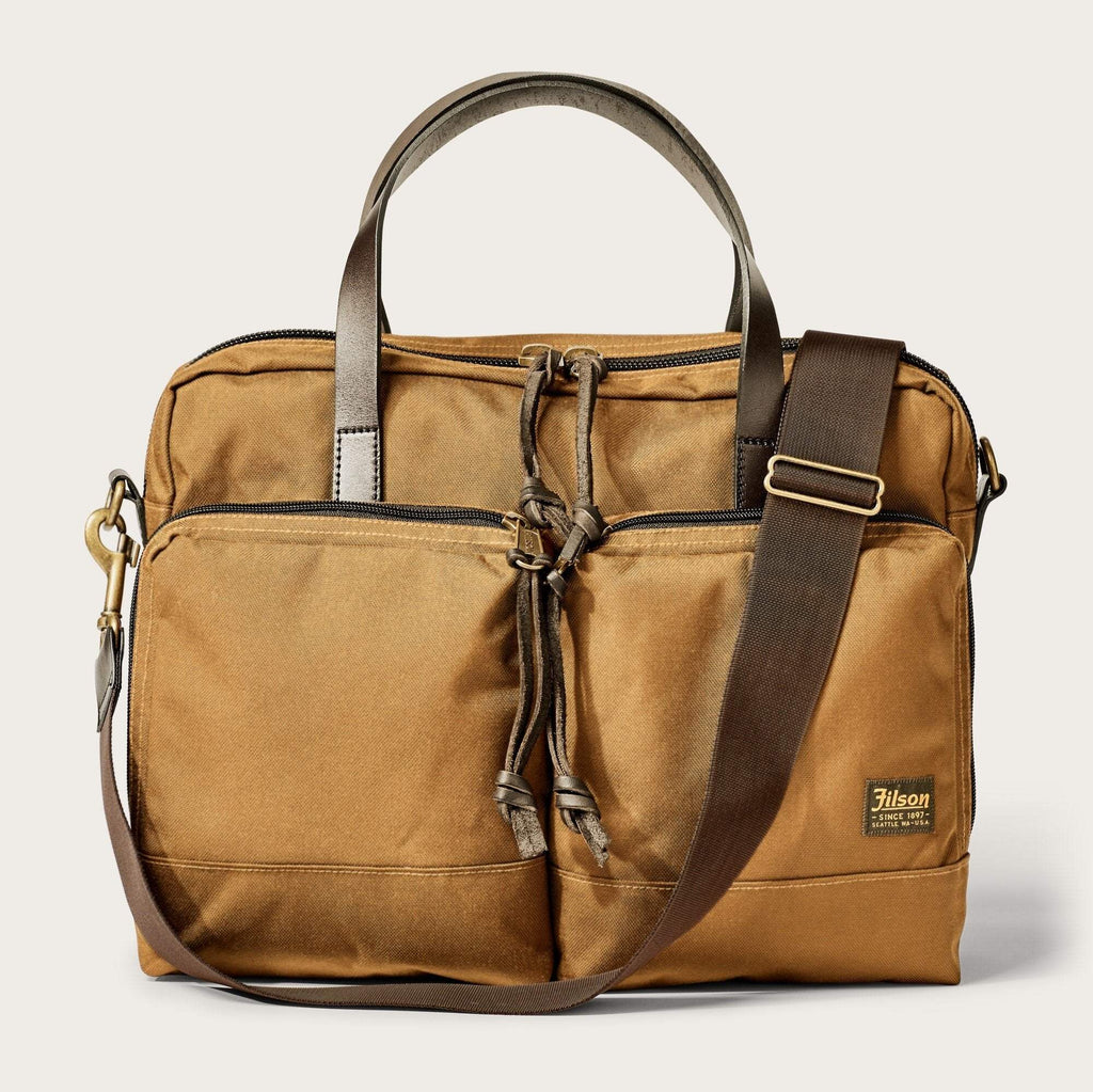 Filson Taska - Dryden Briefcase - Whiskey