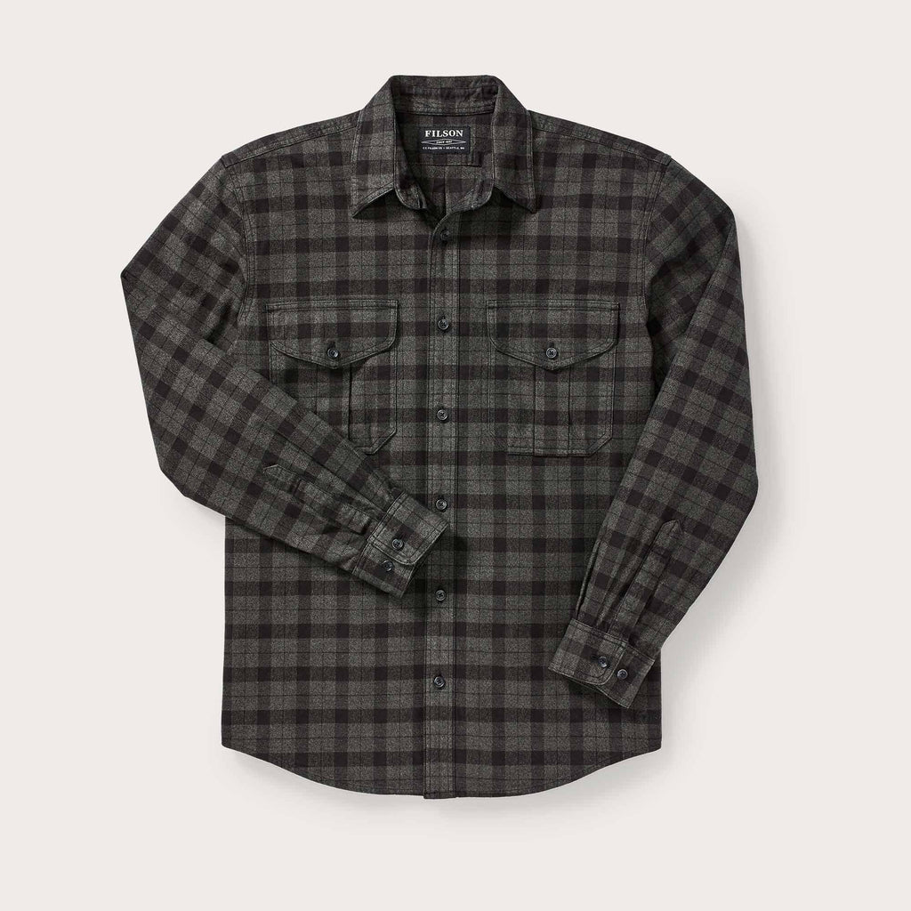 Filson Skyrta - Alaskan Guide Shirt - Heather Grey/Black