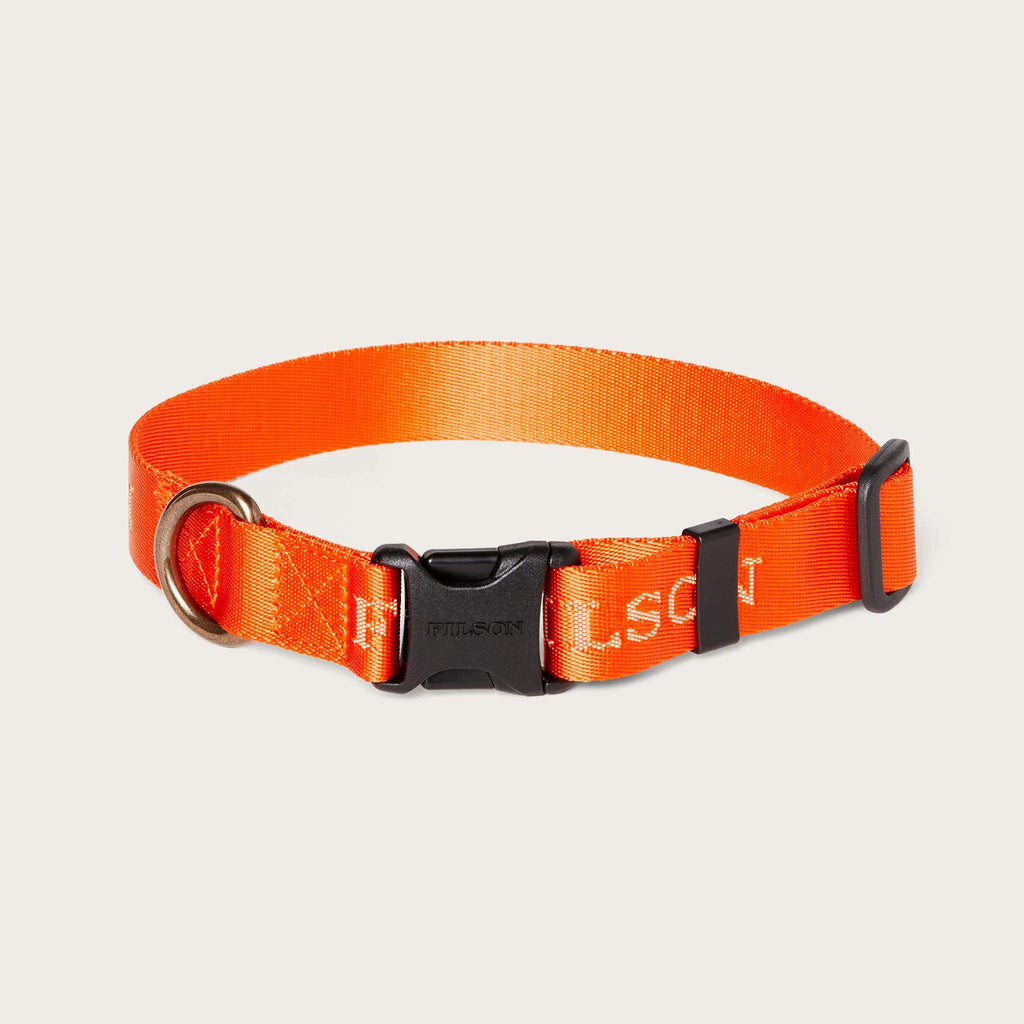 Filson Hundaól Nylon Dog Collar - Flame