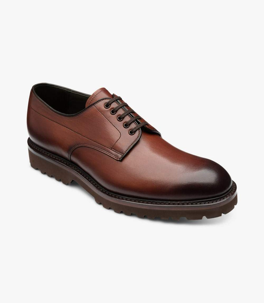 Loake Leðurskór - Freud - Chestnut Brush Painted