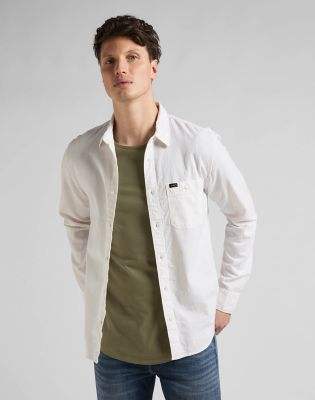 Lee Skyrta - Leesure Shirt - Bright White
