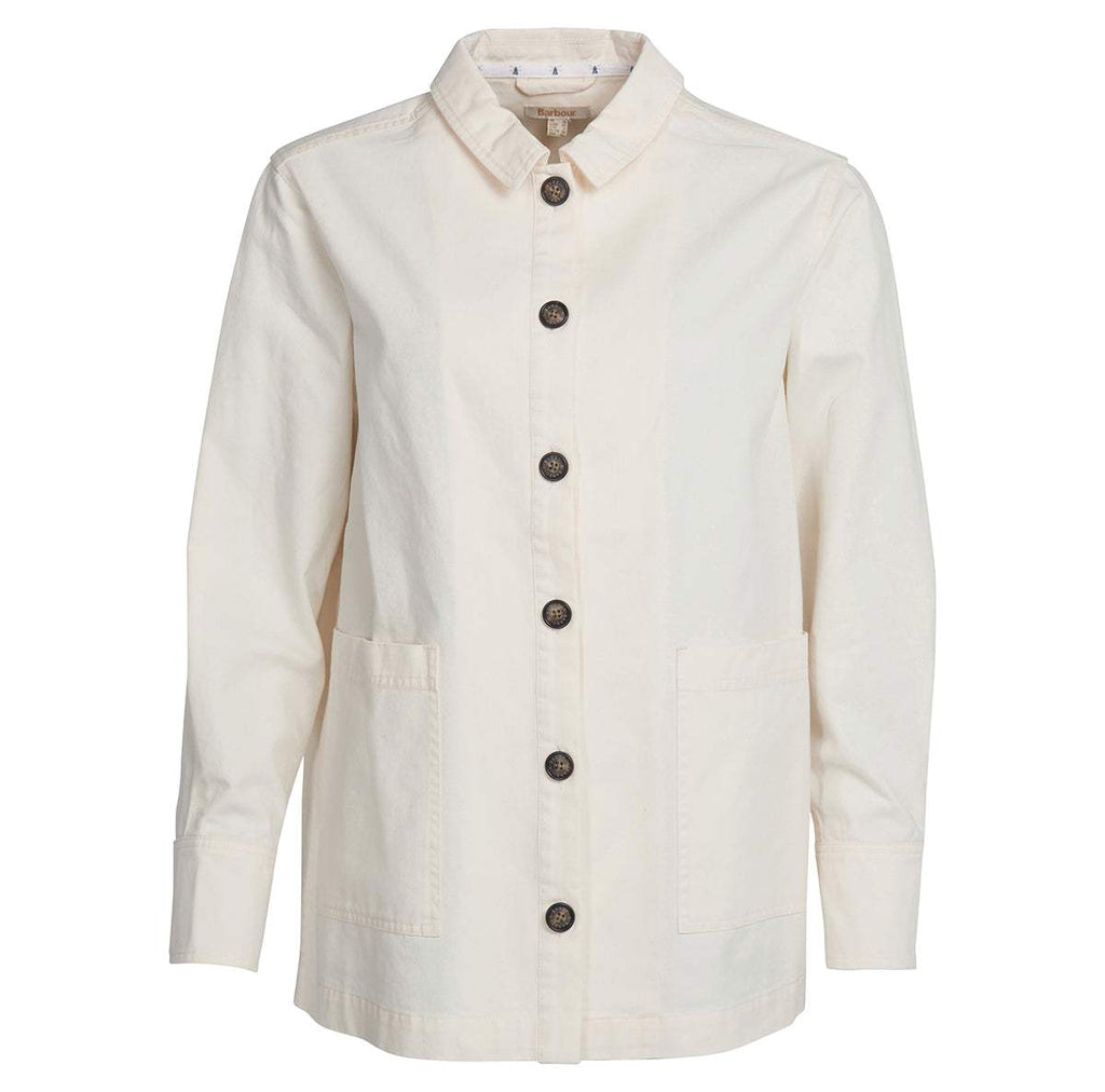 Barbour Dömuskyrta - Lyndale Overshirt - Ecru