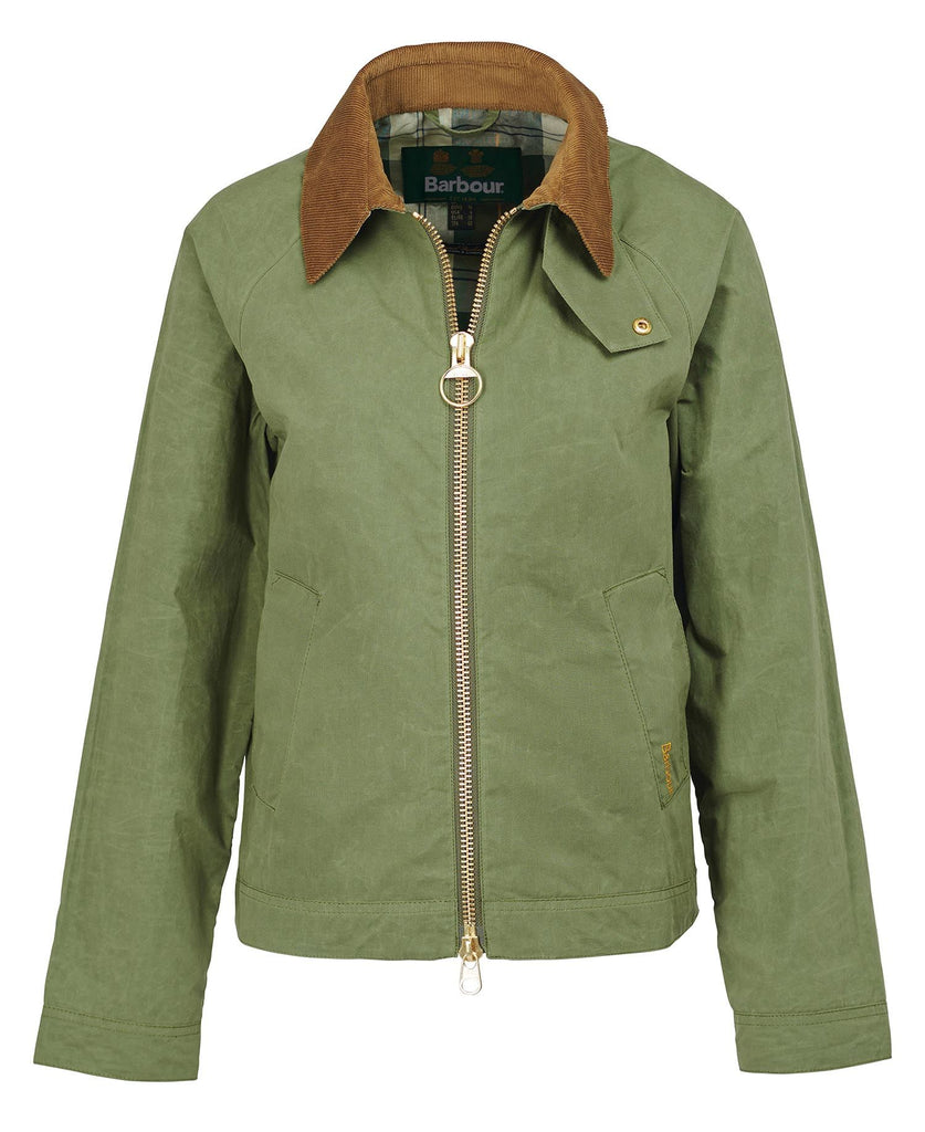 Barbour Vatteraður Dömujakki - Campbell - Showerproof Army/Ancient