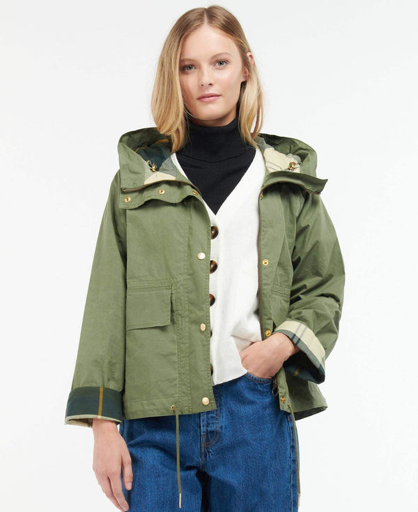 Barbour Dömujakki - Nith Showerproof - Army Green/Ancient Poplar