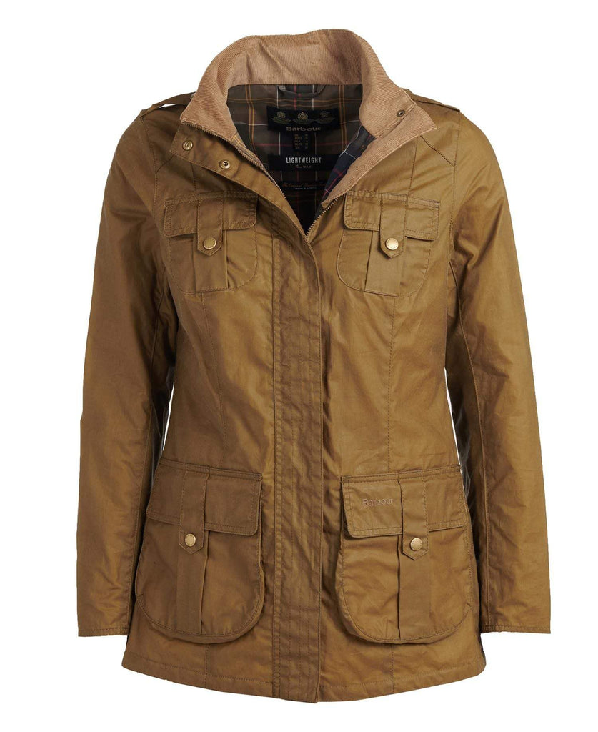 Barbour Vaxjakki -Defence Lightweight - Dömu - Sand/Classic