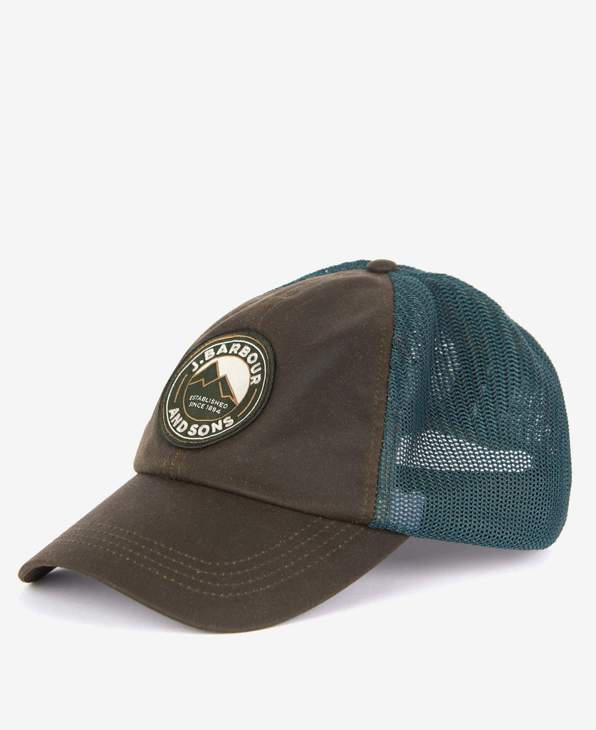 Barbour Derhúfa - Rydale Trucker Cap - Olive