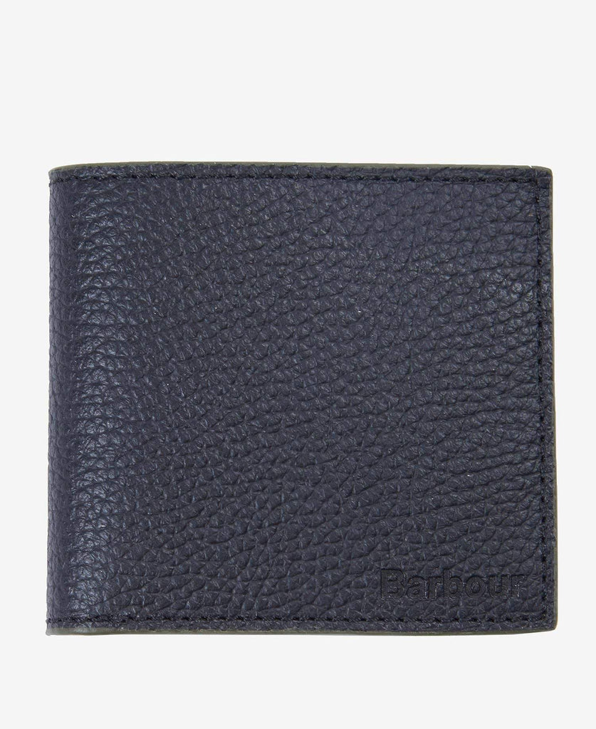 Barbour Seðlaveski - Grain Leather Billfold Wallet - Black