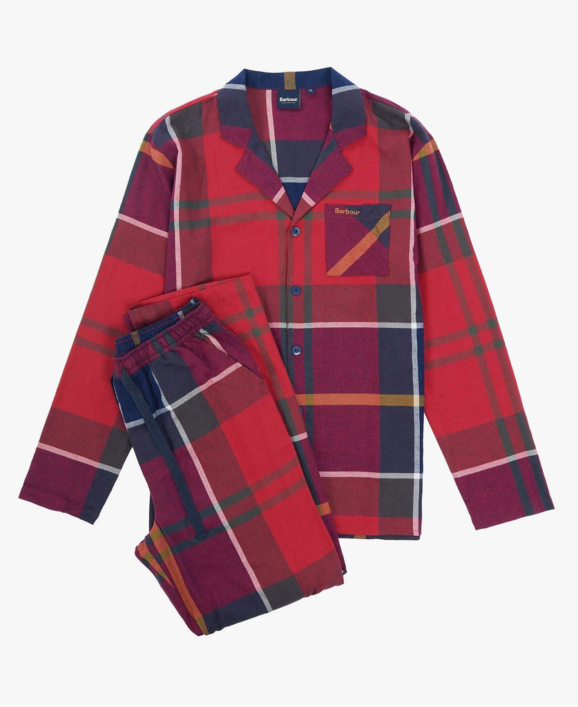 Barbour Náttföt - Laith PJ Set - Large Red Tartan