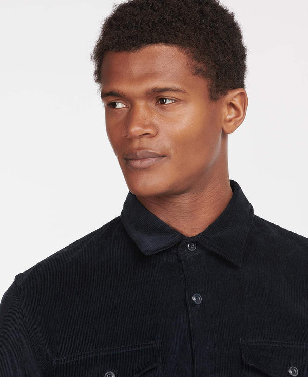 Barbour Yfirskyrta - Cord Overshirt - Navy