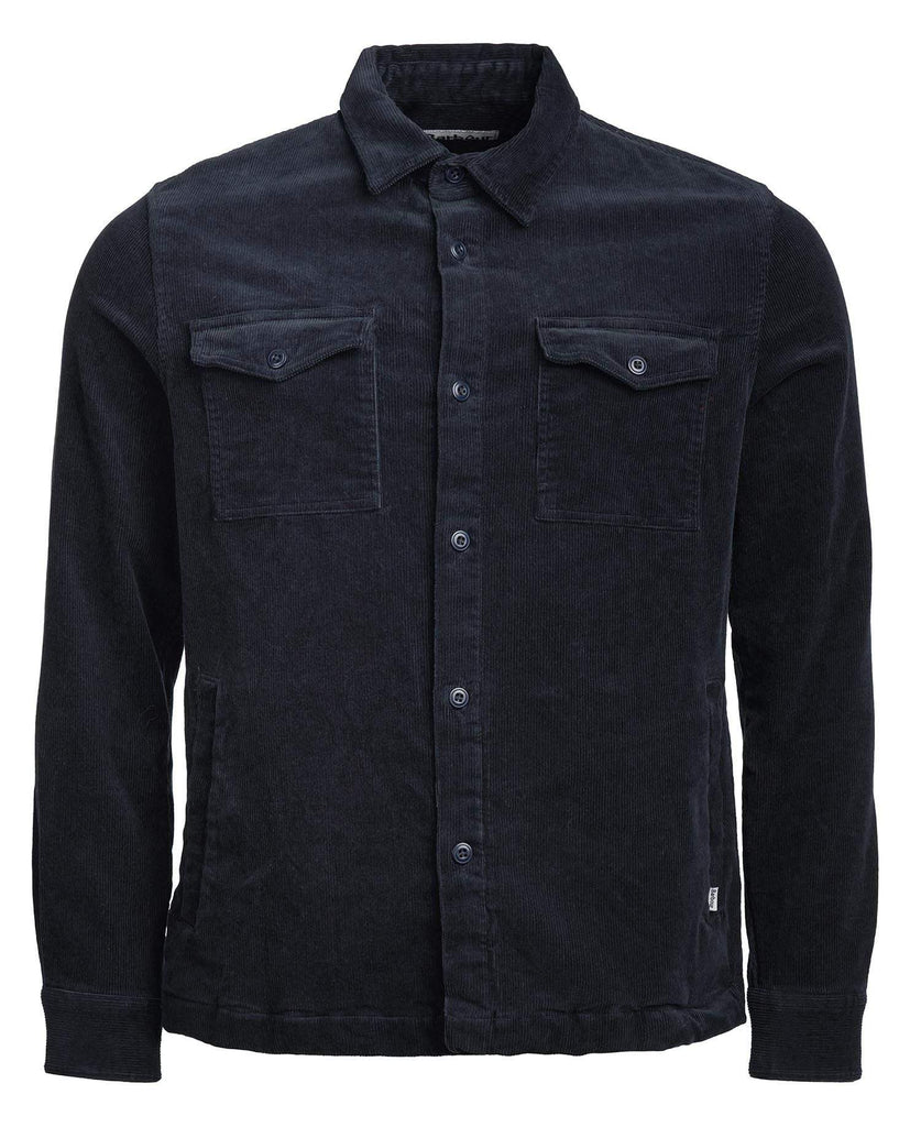 Barbour Yfirskyrta - Cord Overshirt - Navy