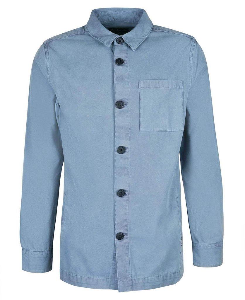 Barbour Yfirskyrta - Washed Overshirt - Washed Blue