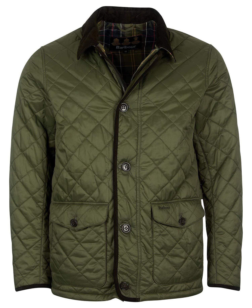 Barbour Vatteraður Jakki - Horden Quilt - Olive