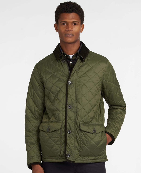 Barbour Vatteraður Jakki - Horden Quilt - Olive