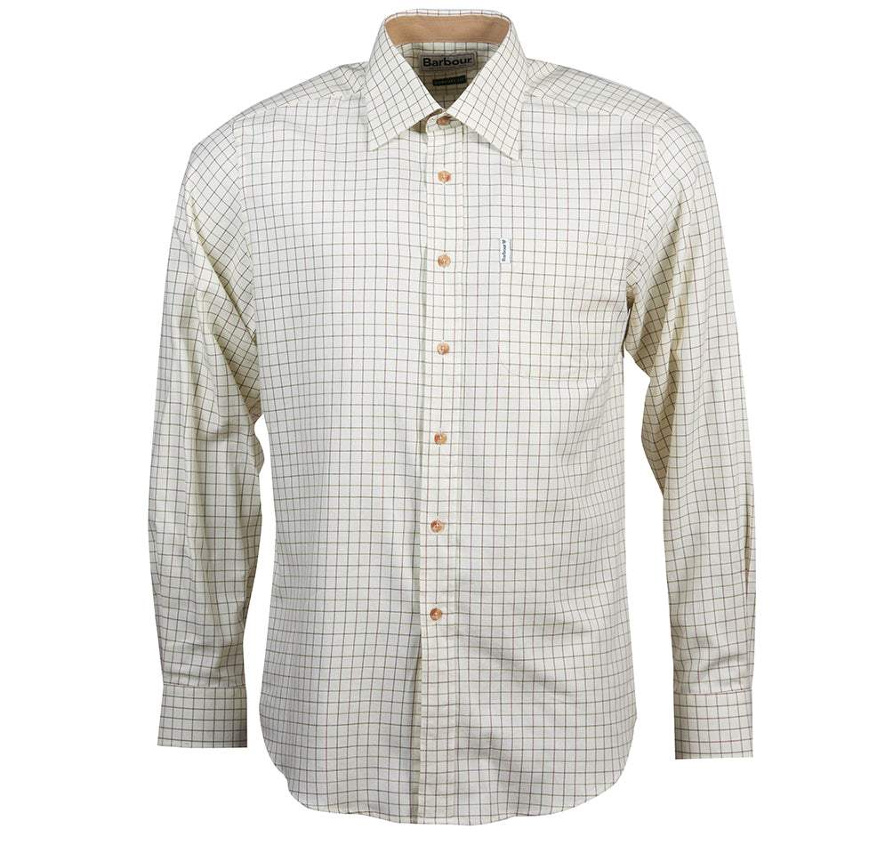 Barbour Skyrta - Tattersall - Green/Brown