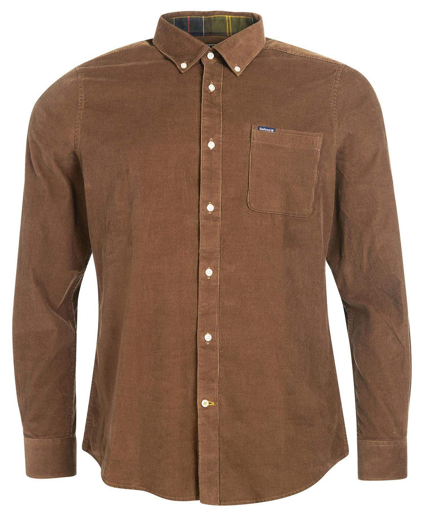 Barbour Skyrta - Ramsey - Brown - Tailored Fit