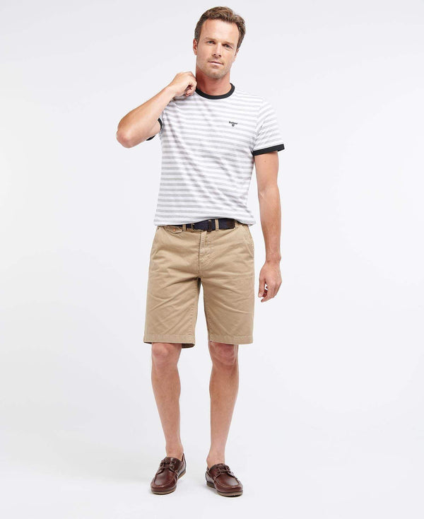 Barbour Stuttbuxur - Neuston Twill - Stone