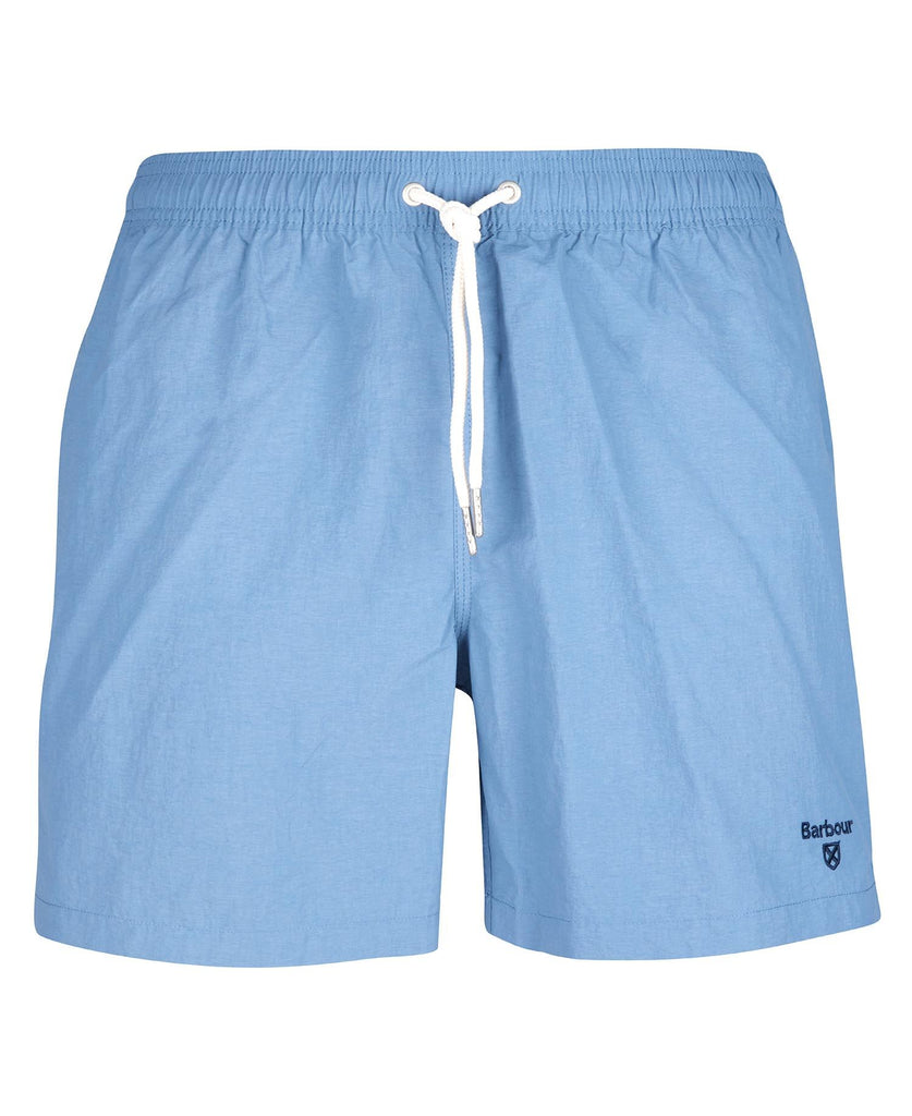 Barbour Sundbuxur - Essential Logo 5" Swim Shorts - Force Blue