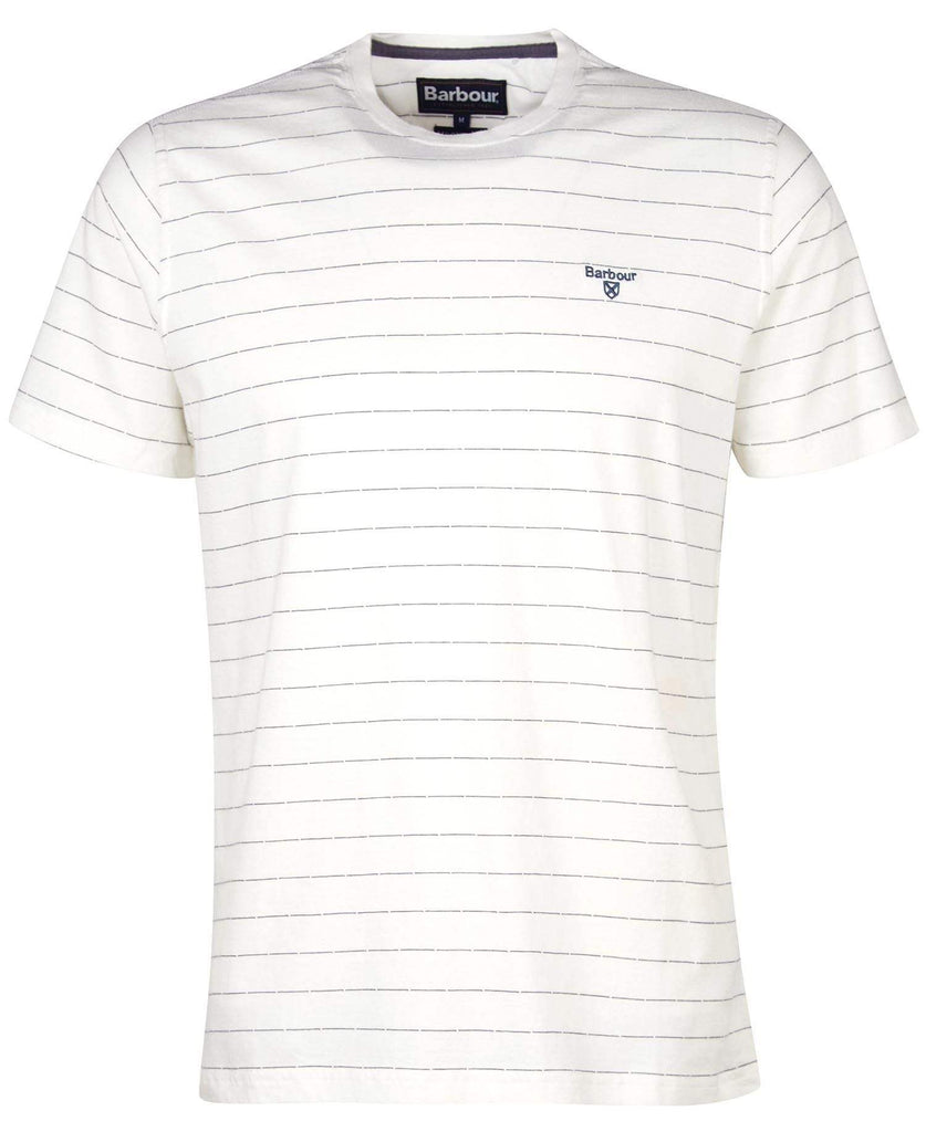 Barbour Suttermabolur - Hobson Tee - Whisper White