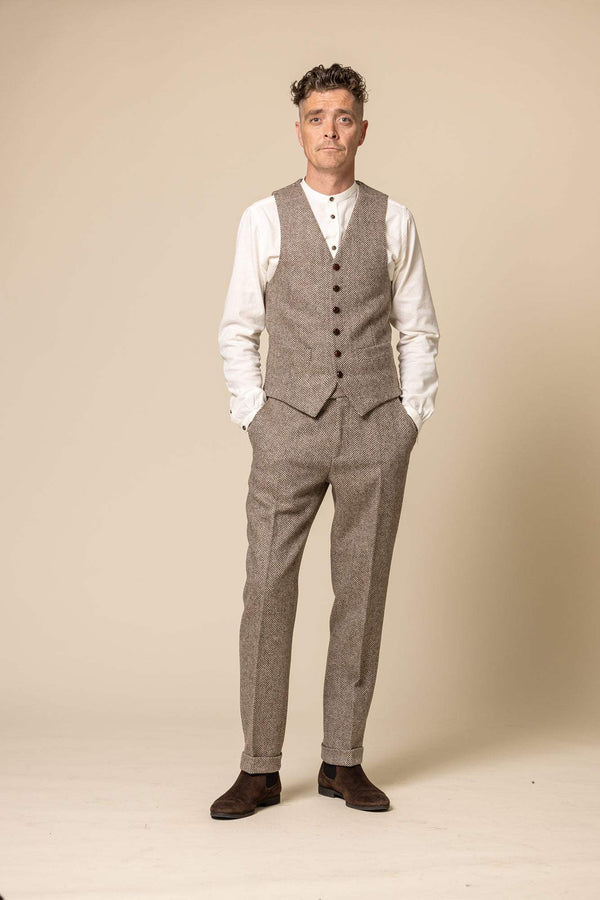 K&S Icelandic Tweed - Jakkafatavesti: Skjöldur - Hamar