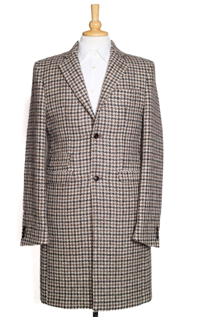 K&S Frakki -  Icelandic Tweed By Walker Slater - Ljóst Houndstooth