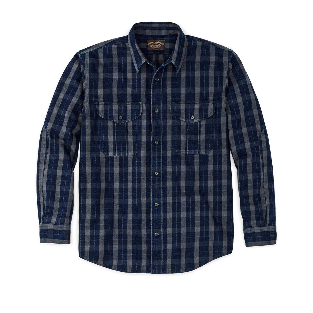 Filson Skyrta - Vintage Alaskan Guide Shirt - Indigo/Faded Black