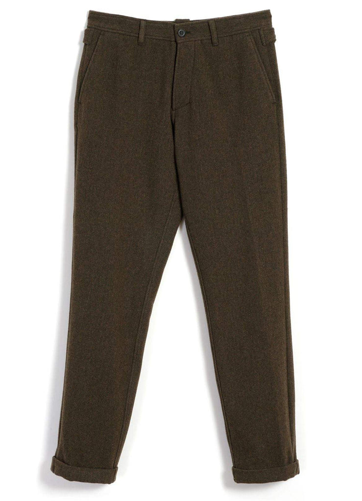 Hansen Jakkafatabuxur - Finn - Brown Herringbone