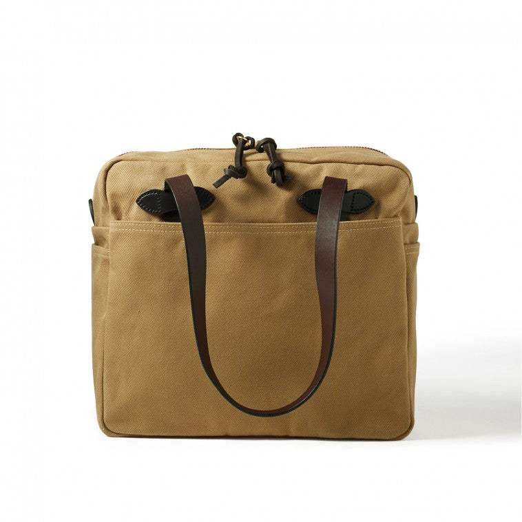 Filson Taska - Tote Bag w/Zipper - Tan - Herrafataverzlun Kormáks & Skjaldar